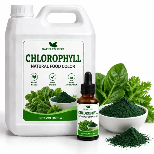 رنگ خوراکی طبیعی کلروفیل